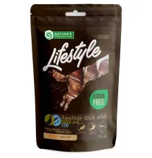 Ласощі для собак Nature's Protection роли з качки та тріски 75 г (SNK46132)