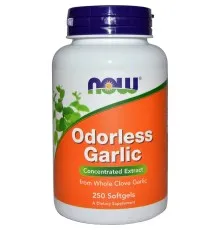 Трави Now Foods Часник без запаху, концентрований екстракт, Odorless Gar (NOW-01808)