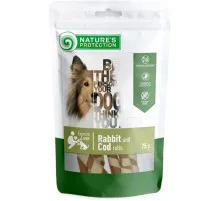 Ласощі для собак Nature's Protection Rabbit and cod rolls 75 г (SNK46095)