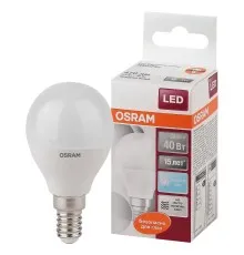 Лампочка Osram CL P40 5,5W/840 230V FR E14 (4058075056930)