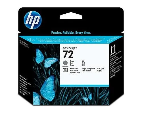 Друкуюча голівка HP №72 DesignjT610 Grey, Photo black (C9380A)