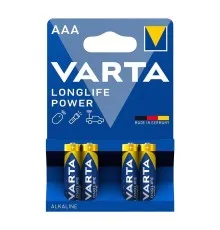 Батарейка Varta AAA Longlife Power лужна * 4 (04903121414)