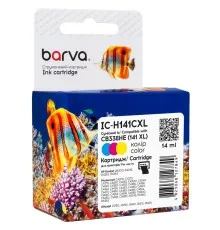Картридж Barva HP 141XL color/CB338HE, 14 мл (IC-H141CXL)