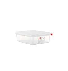 Харчовий контейнер Araven з кришкою GN 1/2 h-6,5 см 3,8 л (03032)
