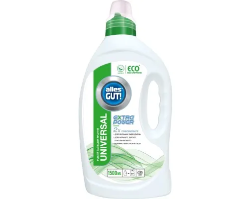 Гель для прання Alles GUT! Eco Universal Extra Power 1.5 л (4820189880462)