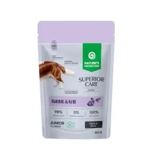Вологий корм для собак Nature's Protection Superior Care Junior Grain Free Rabbit and Krill 85 г (NPSC47912)