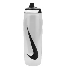 Пляшка для води Nike REFUEL BOTTLE GRIP 32 OZ N.100.9958.173.32 білий, чорний 946 мл (887791762122)