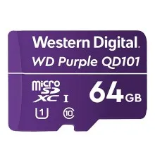 Карта пам'яті WD 64GB microSDXC class 10 UHS-I (WDD064G1P0C)