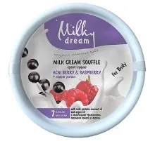 Крем для тіла Milky Dream Асаї та малина 110 мл (4820205302589)