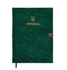 Тижневик Buromax датований 2026 PATRIOT VELOUR, А5 зелений (BM.21133-04)