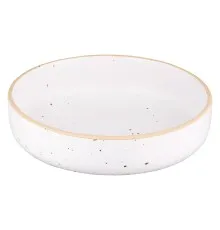 Тарілка Ardesto Midori, 680мл, 18.5см, кераміка, білий (AR0118MW)