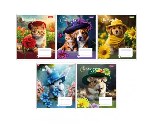 Зошит 1 вересня Charming companions А5 12 аркушів лінія (767218)