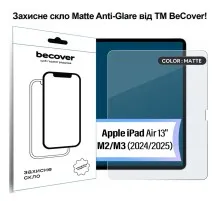 Скло захисне BeCover Matte Anti-Glare Apple iPad Air 13" M2/M3 (2024/2025) (713706)