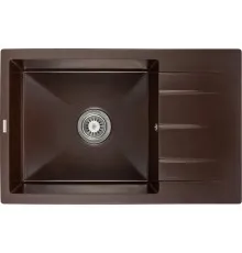 Мийка кухонна GRANADO NAVIA marron з сифоном (775*495mm.) (gr3806)