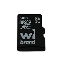 Карта пам'яті Wibrand 64GB mictoSD class 10 UHS-II (U3) V10 Read 80/Write 30 (WICDXU3/64GB)