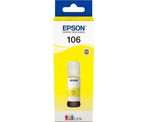 Контейнер з чорнилом Epson 106 yellow (C13T00R440)
