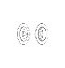 Гальмівний диск FERODO DDF1578C
