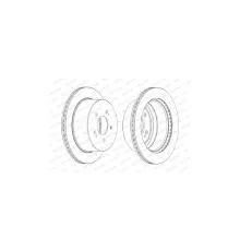 Гальмівний диск FERODO DDF2170C