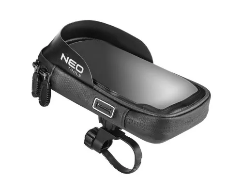 Велосумка на кермо Neo Tools з тримачем для смартфона до 6" Black (91-001)
