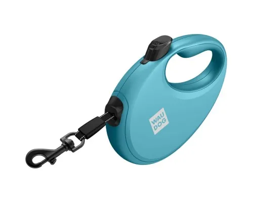 Повідець для собак WAUDOG R-leash з контейнером для пакетів S до 12 кг 3 м блакитний (26272)