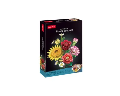 Пазл Cubic Fun тривимірний Букет квітів Весняний (P867h)