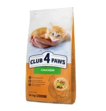 Сухий корм для кішок Club 4 Paws Premium для кошенят з куркою 14 кг (4820269141049)