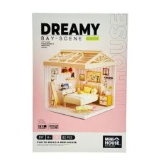 Конструктор Mini House румбокс серії Інтер'єр – Спальня (світло) (8004)