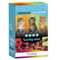 Ласощі для котів Lucky Star Паличка з філе дикого тунця 60х5 г (4820281500978)