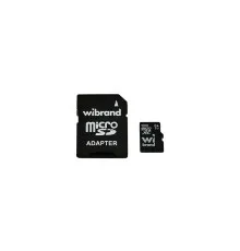 Карта пам'яті Wibrand 64GB mictoSD class 10 UHS-II (U3) V10 Read 80/Write 30 (WICDXU3/64GB-A)