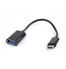 Перехідник OTG USB 2.0 AF to USB-C 0.2m Cablexpert (AB-OTG-CMAF2-01)