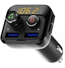 FM модулятор Grand-X 98GRX MegaBass, Bluetooth V5.0 MicroSD, 2USB , MegaBass, han (98GRX)