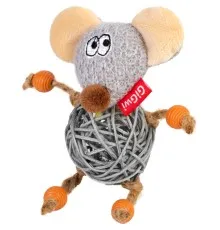 Іграшка для котів GiGwi Catch&Scratch Миша з дзвіночком 8 см (2300)