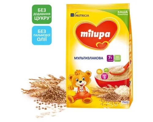 Дитяча каша Milupa Мультизлакова 170 г (5900852930034)