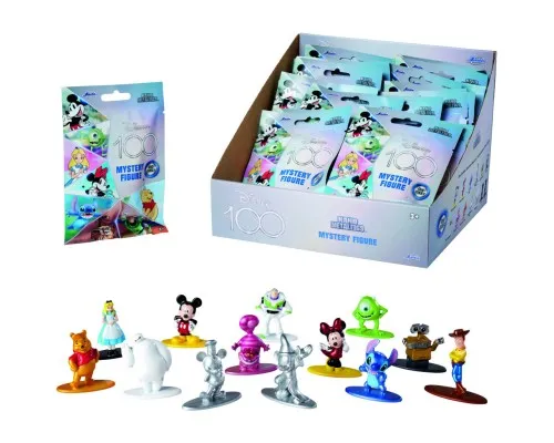 Фігурка Jada сюрприз металева колекційна Дісней 100 років, висота 4 см, в колекції 13 видів (253071009)