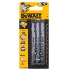 Полотно DeWALT пильна EXTREME для деревини,точний, L=100,WL=75, 4 мм, 3шт (DT2220)