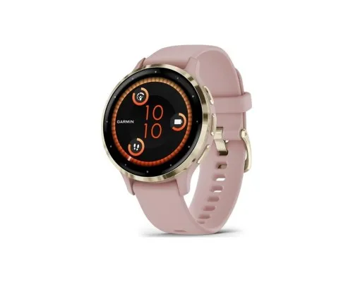 Смарт-годинник Garmin Venu 3S, Dust Rose + Soft Gold, GPS (010-02785-03)