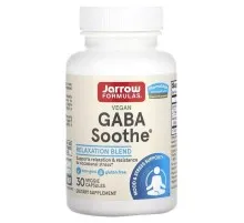 Амінокислота Jarrow Formulas GABA (Гамма-аміномасляна кислота), GABA Soothe, 30 вегетаріанс (JRW-29044)