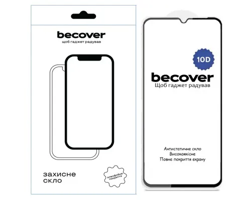 Скло захисне BeCover Xiaomi Redmi A4 5G 10D Black (712883)