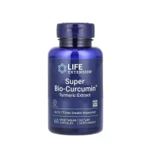 Вітамінно-мінеральний комплекс Life Extension Куркумін, 400 мг, Super Bio Curcumin, Turmeric Extract, 60 вегетаріанських (LEX-40706)