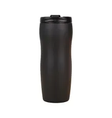 Термокружка Merlion 500 мл з відкидною кришкою, чорна (Mug-500Black)