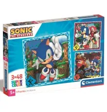 Пазл Clementoni Sonic 3 шт по 48 елементів (25320)