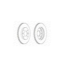 Гальмівний диск FERODO DDF158