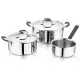 Набір посуду MasterPro Foodies collection 2 каструлі та ківш 16/20/24 см (BGEU-5539)