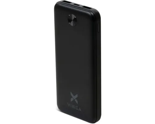 Батарея універсальна Vinga 10000 mAh 10W Black (VPBB10)