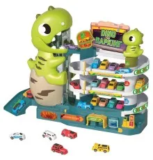 Ігровий набір ZIPP Toys Dino паркінг електричний, 6 машинок (3311A)