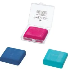 Гумка Faber-Castell «Клячка» TREND у пластиковій коробочці кольори асорті (29896)