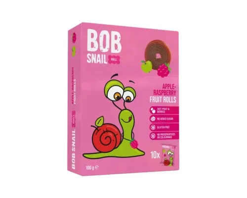 Цукерка Bob Snail Яблучно-малинова 100 г (1740874)