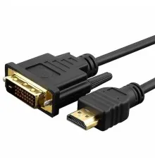 Кабель мультимедійний HDMI to DVI 24+1 1.8m Patron (CAB-PN-DVI-HDMI-18F)
