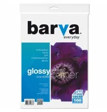 Фотопапір Barva A4 Everyday Glossy180г 100с (IP-CE180-283)