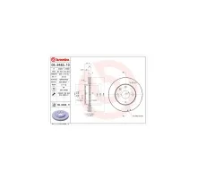 Гальмівний диск Brembo 09.9483.11